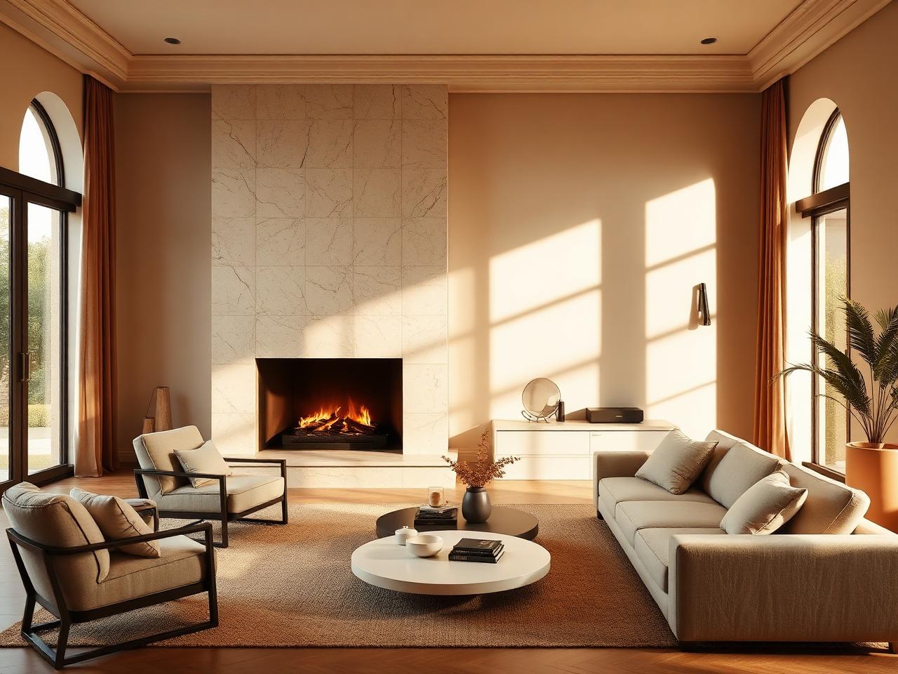 The Quiet Power of Travertine in Modern Living Rooms